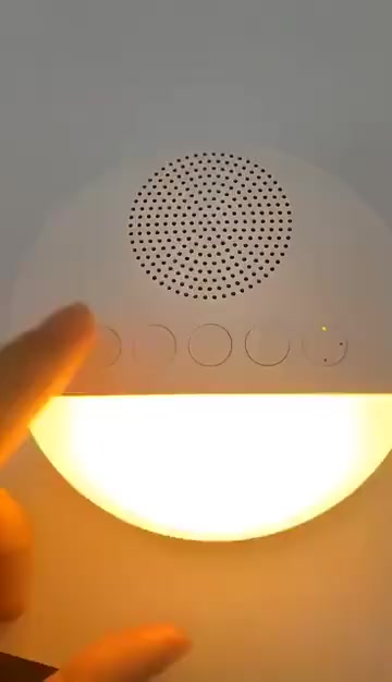 Aparelho Máquina de ruído branco Calmante Bebê Sono Relaxamento USB Recarregável luz noturna