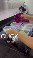 Kit 10 Marmita fitness Potes 800ml Travas Laterais --> BPA FREE organizadores de alimentos vasilhas.