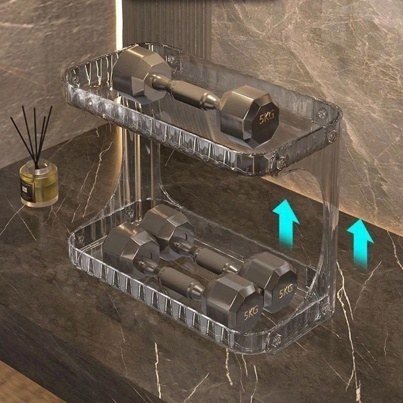 Prateleira Organizadora De Diamante Acrílico Suporte De Maquiagem Mesa Multiuso