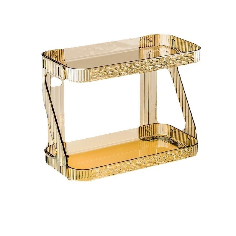 Prateleira Organizadora De Diamante Acrílico Suporte De Maquiagem Mesa Multiuso