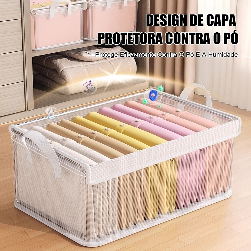 Alta qualidade Caixa de armazenamento em PVC com tampa Armazenamento de roupas e roupas íntimas