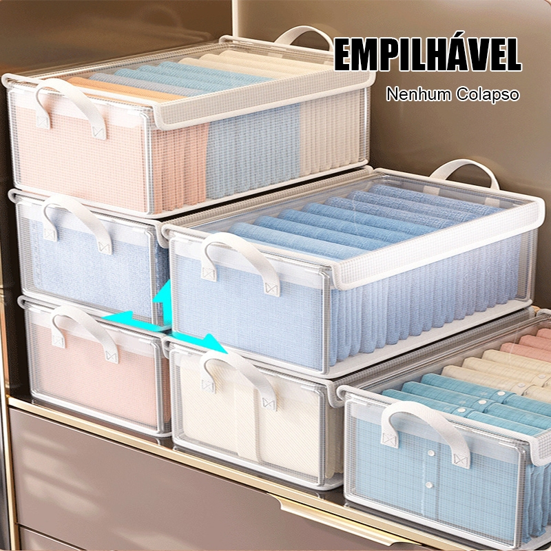 Alta qualidade Caixa de armazenamento em PVC com tampa Armazenamento de roupas e roupas íntimas