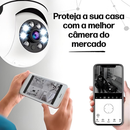 Kit 2 Câmera Segurança Prova D'água Infravermelho Lâmpada Externa 360 Sem Fio Wifi 2.4G G4