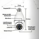 Kit 2 Câmera Segurança Prova D'água Infravermelho Lâmpada Externa 360 Sem Fio Wifi 2.4G G4