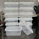 Kit 10 Marmita fitness Potes 800ml Travas Laterais --> BPA FREE organizadores de alimentos vasilhas.