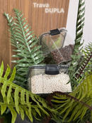 Monte Seu Kit Conjunto De Potes Herméticos em Acrílico Cristal com Trava Empilhável