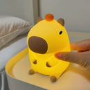 Luminária Capivara Silicone Sleep Night Light USB Luz Nocturna Recarregável LUMINARIA Tiktok